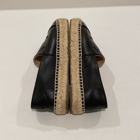 Chanel Black Leather Espadrilles 36 6 - Picture 5 of 8